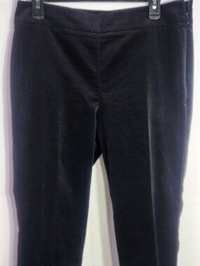 Talbots Chatham black velvet ladies Dress Pants - Size 8